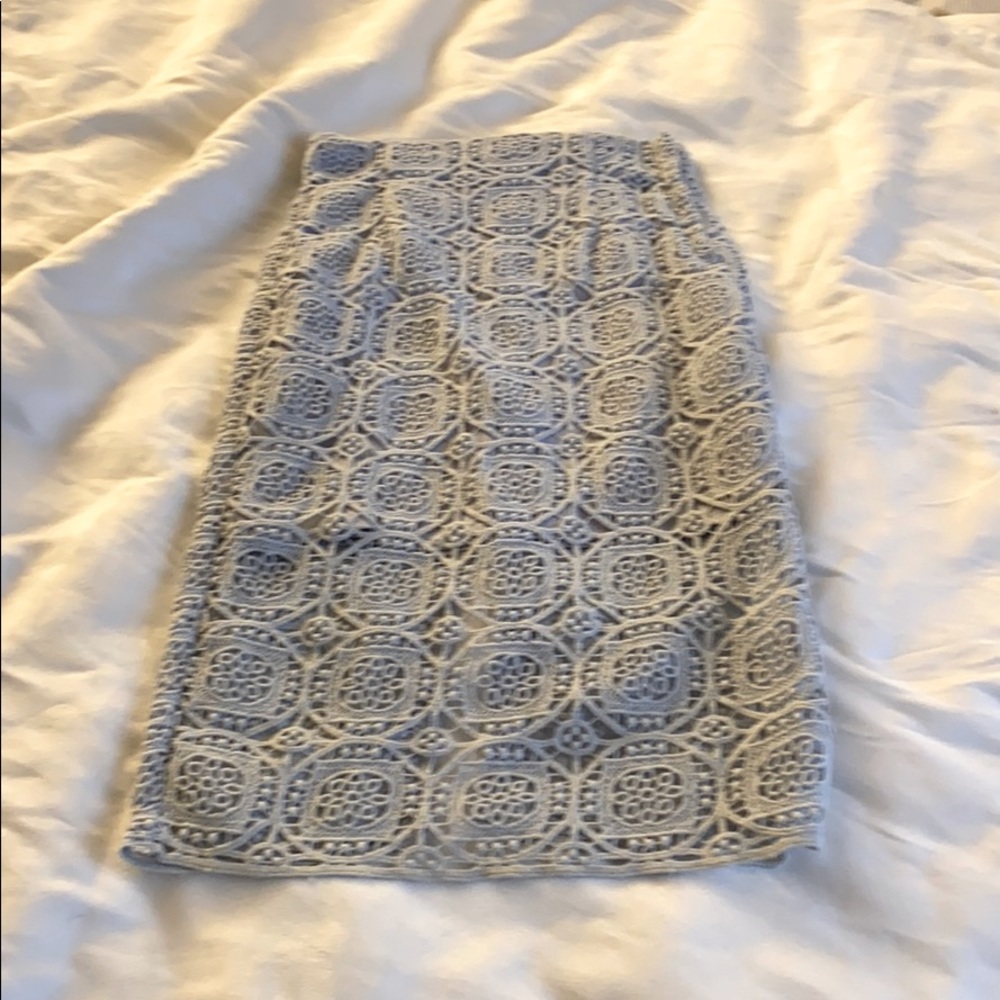 Crochet Zara pencil skirt